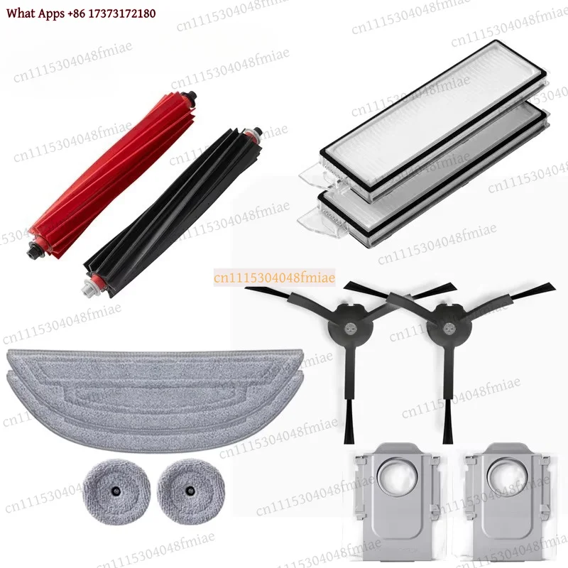 Roborock S8 MaxV Ultra Accessory Washable Filter Main Side Brush Mop Dust Bag Robot Vacuum Cleaner Parts