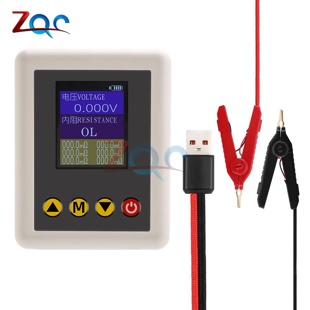 Precisão Bateria de Lítio Tester Medidor de Resistência Interna Lcd Voltímetro Digital Detector de Tensão Tipo-c 5v Ts4520 Alta