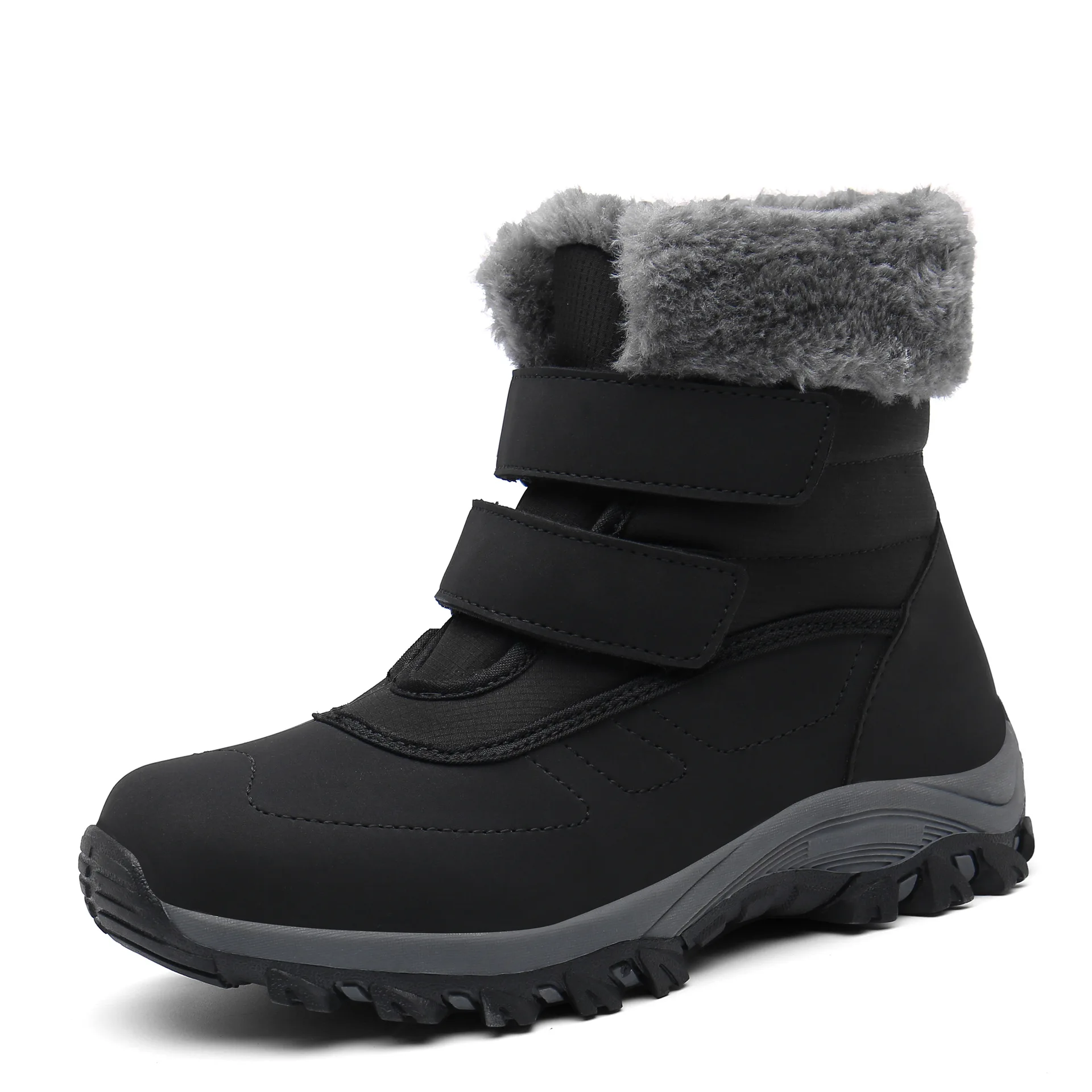 Waterproof High Women Snow Boots Warm Plush Fashion Antiskid Winter Shoes Size 35-42
