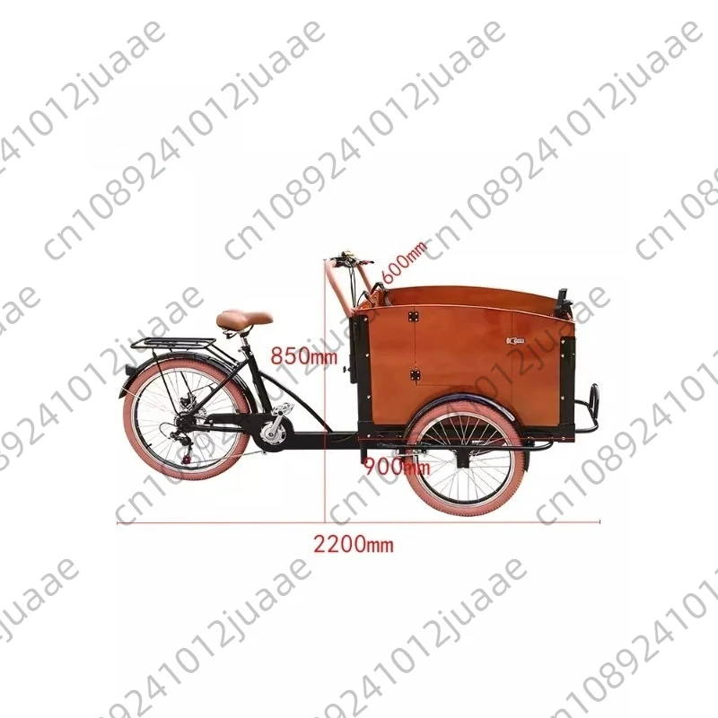 European-style parent-child bicycle pick-up and drop-off baby walking backwards donkey tricycle