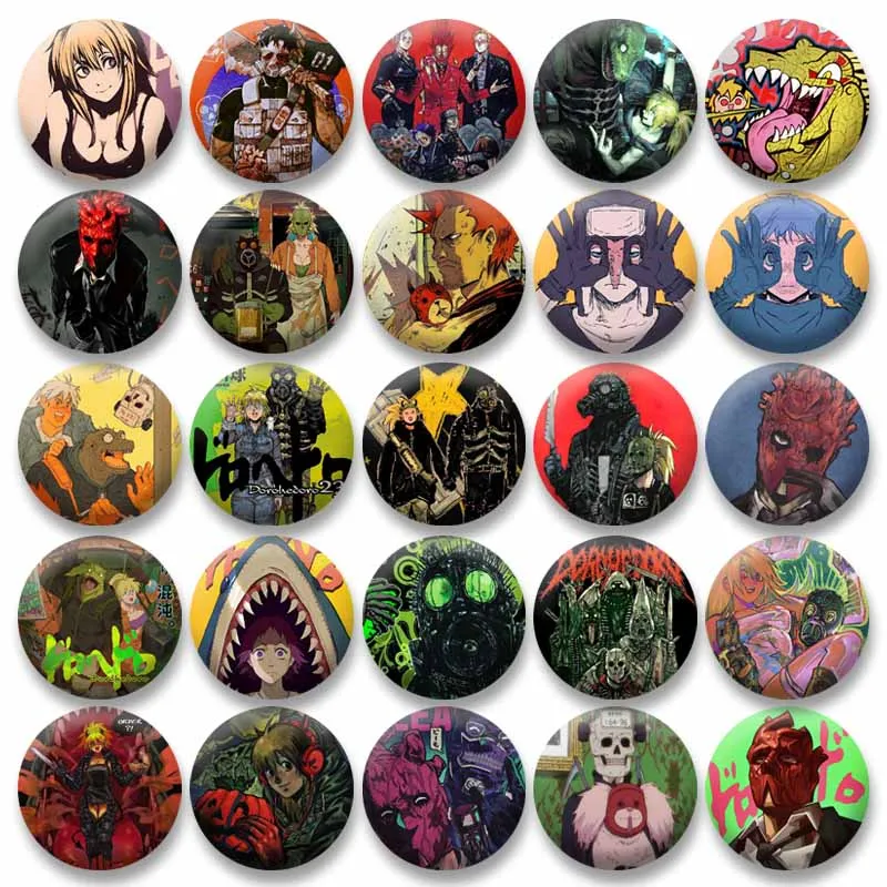 Cute Anime Dorohedoro Coin Brooch Cartoon Kaiman Nikaido Soft Button Pins Backpack Collar Lapel Badges Jewelry Accessories Gifts