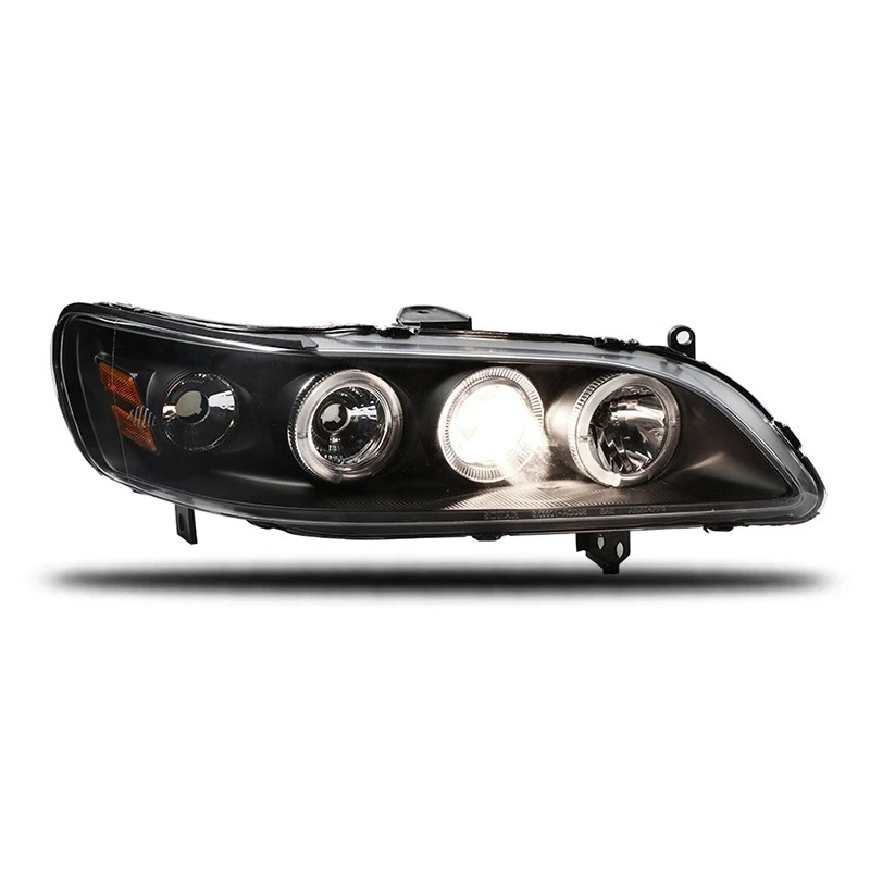 Car Lights For Honda Accord 6th 1998-2002 OEM-fit Angel Eye Xenon Headlight Head Lamp Assembly with Projector Lens Conversion
