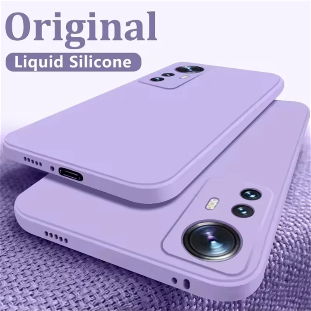Coque pour Xiaomi 12 coque en silicone liquide pour Xiaomi Mi 12 12X Mi12 T 12T Pro 12 Lite housse de téléphone souple antichoc pour Xiaomi 12T