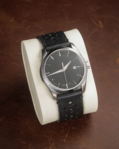 Imagen 2 del producto Hemsut correa de reloj de cuero genuino correas de cuero de vaca italiano de liberación rápida para hombre suave transpirable 18 20 22 24mm