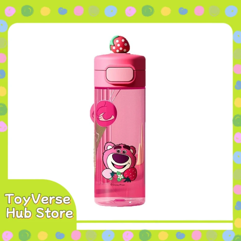 

Minne & Strawberry Bear Kids Water Bottle - Leakproof School Tritan Sports Bottle , Bpa-Free Cute Student Flask