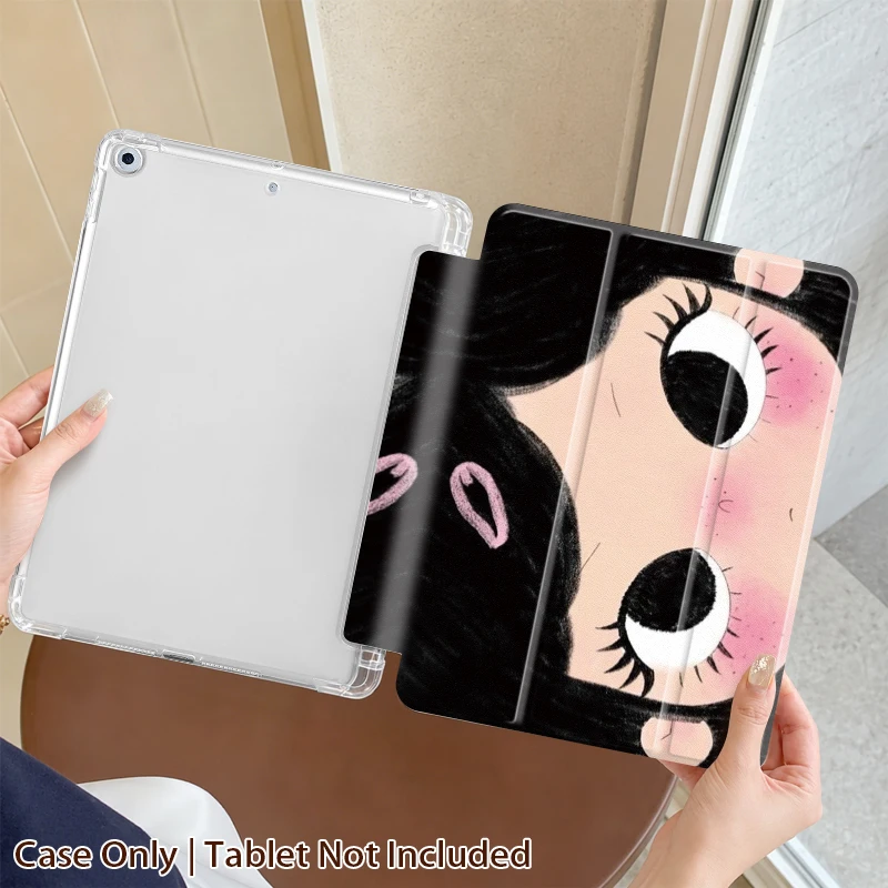 Tri-Fold Case for iPad 10.2, Mini 6/7, iPad 9/8/7, Air 4/5 10.9, Air 6/7 11, iPad 10/11, Pro 11 (2018/2020/2021/2022/2024)