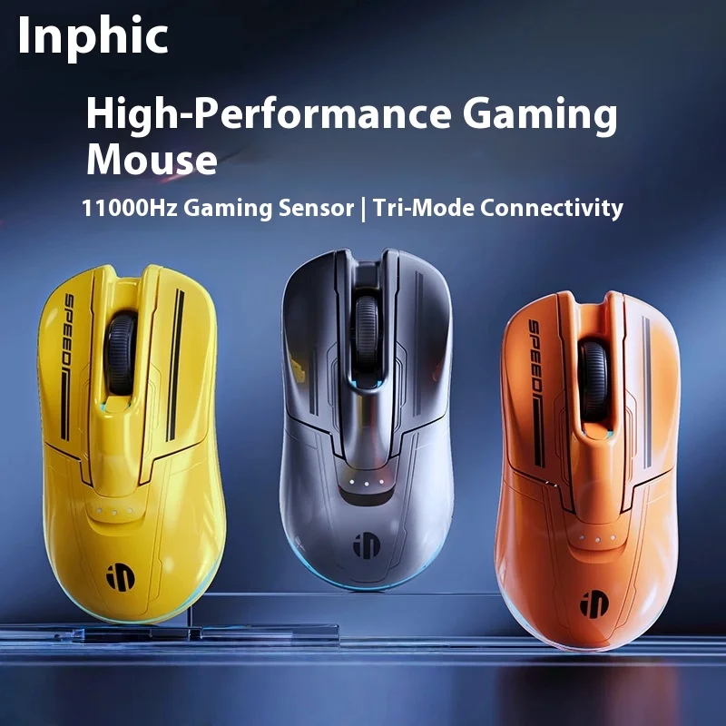 

INPHIC Wireless Bluetooth Mouse Gaming Office Creative Rechargeable Dual Mode Rapid Wind Series Computer Peripheral