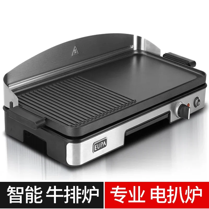 เตาย่างไฟฟ้าเชิงพาณิชย์ EUPA 220V สำหรับทำสเต็ก บาร์บีคิว เนื้อวัว ใช้ไฟฟ้ากระแสตรง