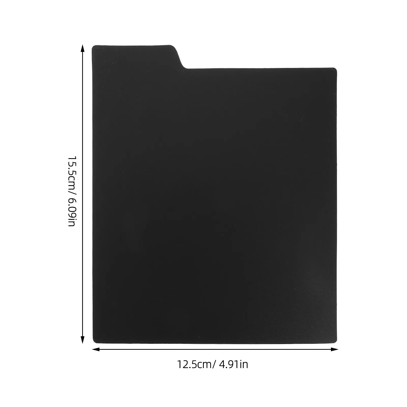 10Pcs Vinyl Record Dividers Black Plastic 6x5 Inch Adjustable Album Separators Record Storage Organizers Protection Cards