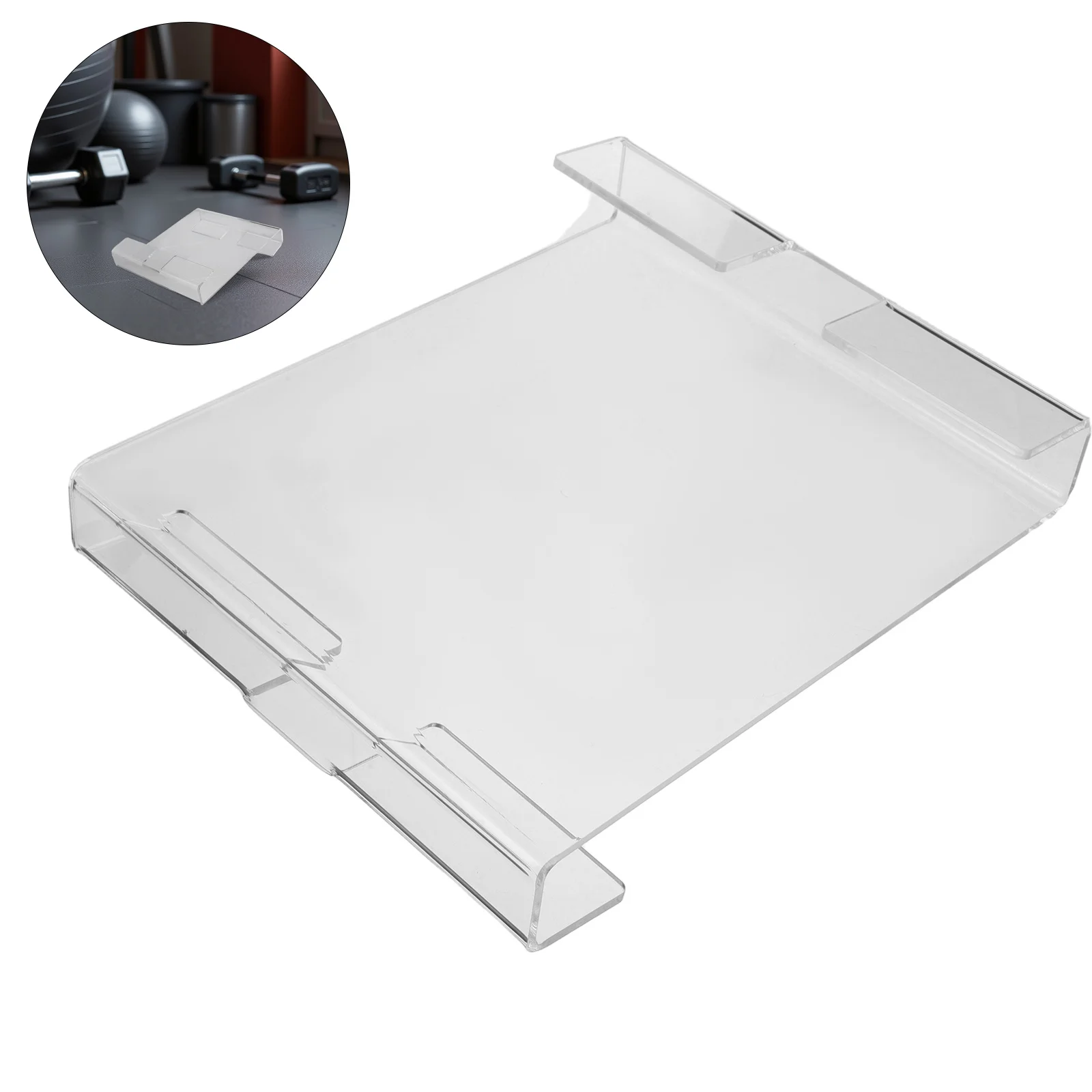 

Exercise Bike Reading Stand Acrylic Tablet Holder For Phones Magazines Books Fitness Cycling Accessory Stationary Bike Mount