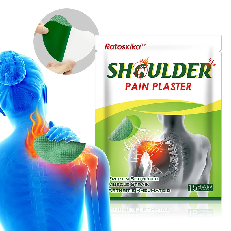 Shoulder Patch Neck Wormwood Hot Compress Skin-friendly Non-woven Fabric Lasting Heating Relax Shoulder Muscles Neck Massager