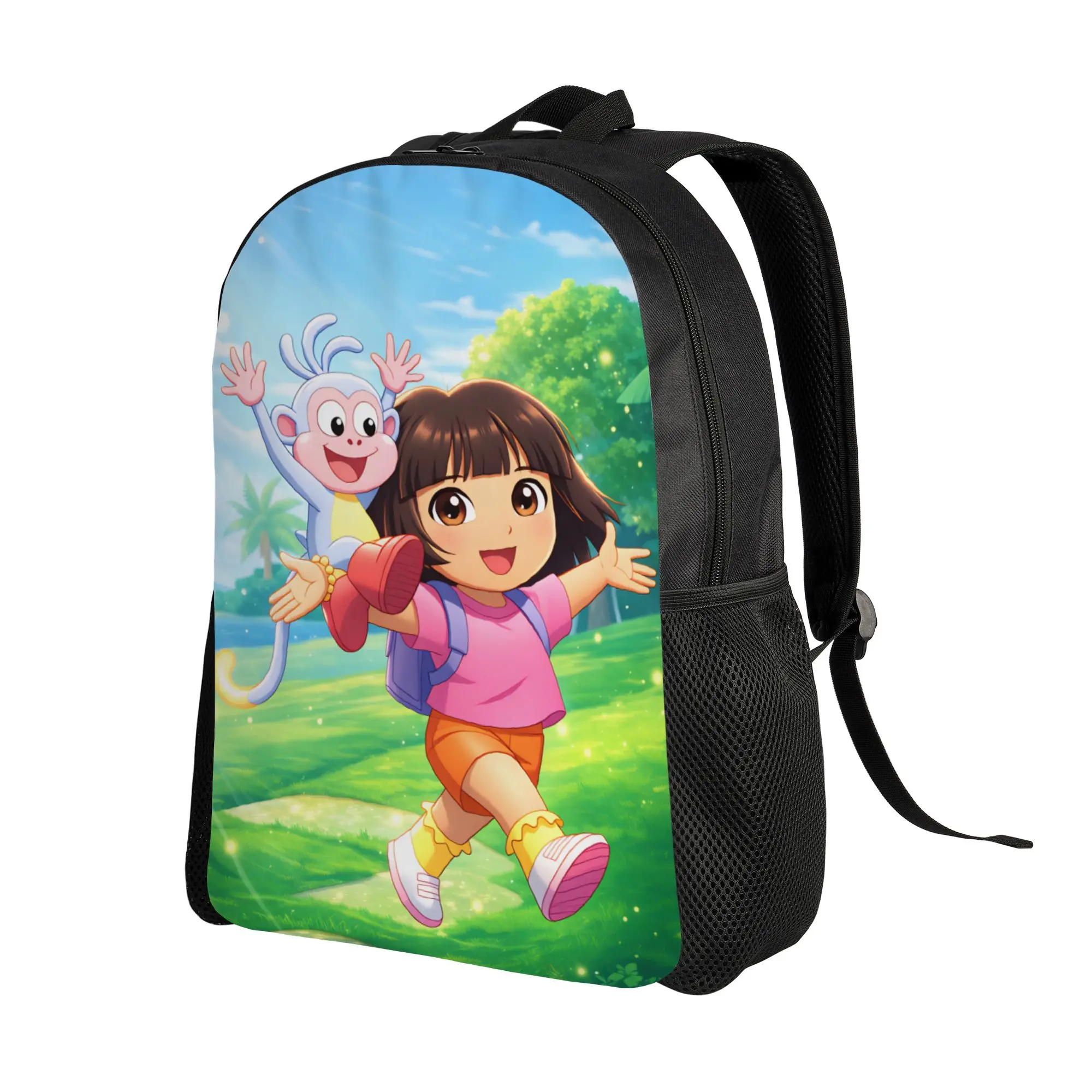D-Doras and Friends Backpack  Leisure Backpacks Girl Hiking Print High School Bags Design Rucksack