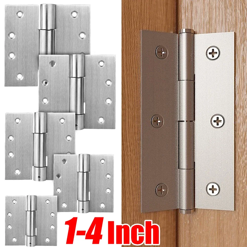 1-4 Inch Universal Door Hinges Connector Stainless Steel Furniture Drawer Cabinet Fitting Hinge Home Doors Hardware Accessories