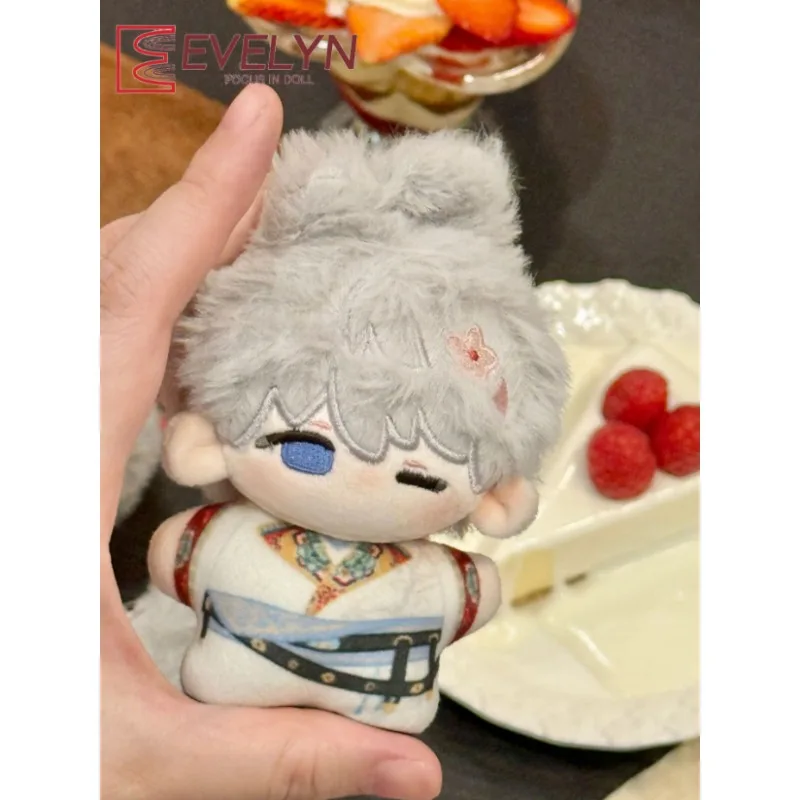 Evelyn เกมความรักและ Deepspace Xavier 10 ซม.ตุ๊กตาผ้าฝ้ายตุ๊กตาของเล่นตุ๊กตา Plushied ตุ๊กตากระต่ายน่ารักหูตุ๊กตาพวงกุญแจกระเป๋าเป้สะพายหลังจี้