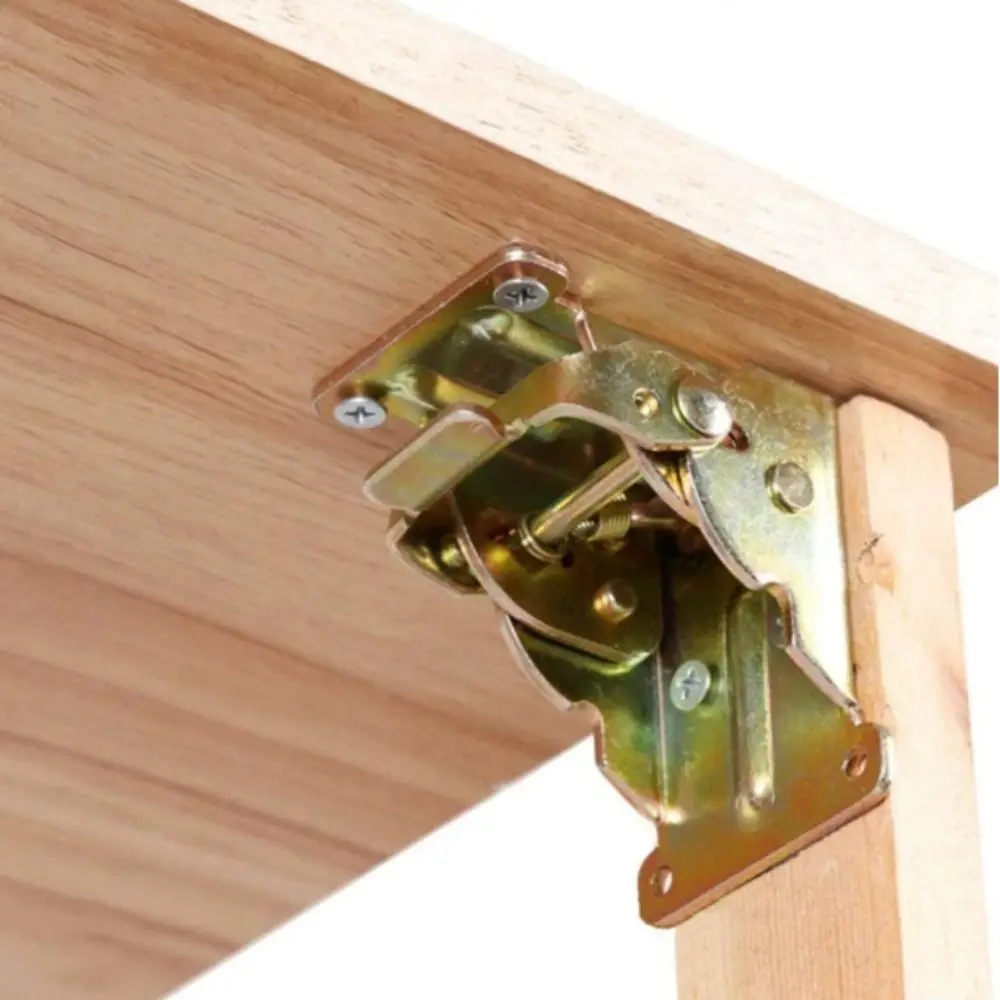 

180 Degree Foldable Industrial Locking Hinges Iron Material High Load Capacity Self Lock Hinges With Screws Invisible Folding