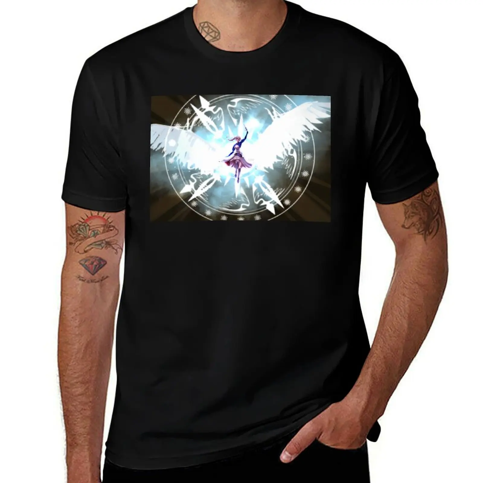 Angel Weiss T-Shirt anime stuff anime mens champion t shirts