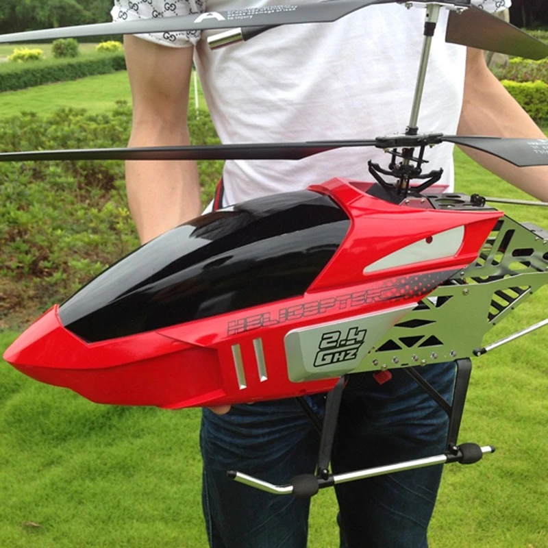 

High quality oversized remote control aircraft drop resistant helicopter charging model drone aircraft
