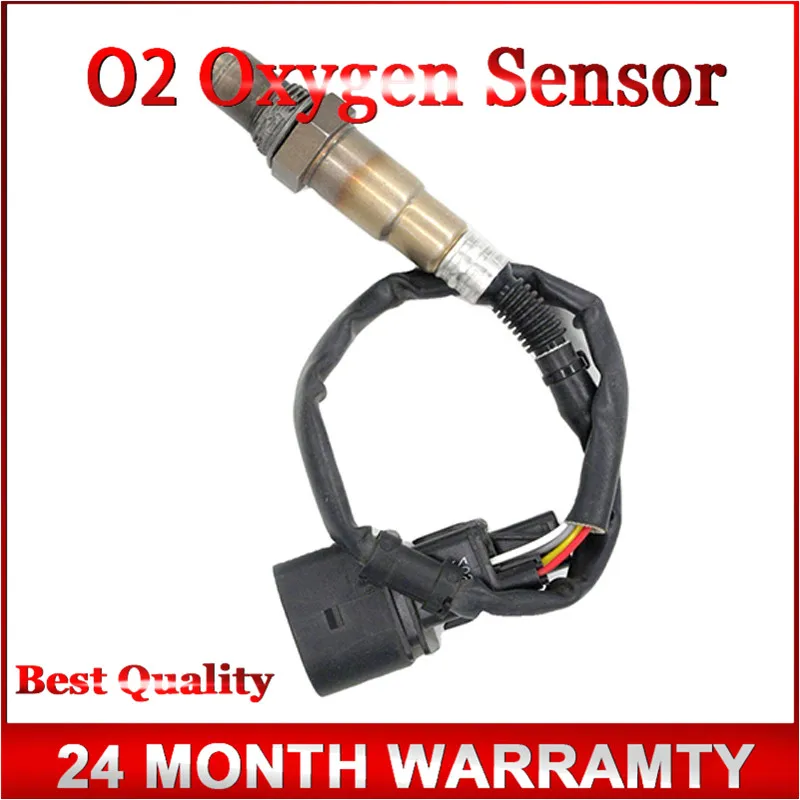 For O2 Lambda Oxygen Sensor Santana 3000 Front 0258007285 06B90626 5 lines 6 plug #01052201-278 0258007262