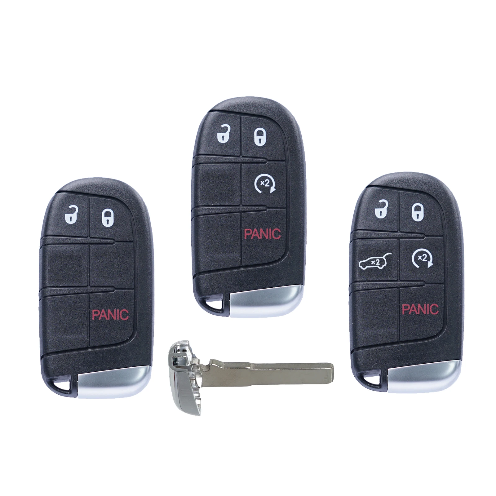 433Mhz 4A Puce Clé De Voiture À Distance Pour 2015 2016 2017 2018 2019 2020 2021 Jeep Renegade Smart Keyless Entrée clé fob M3N-40821302