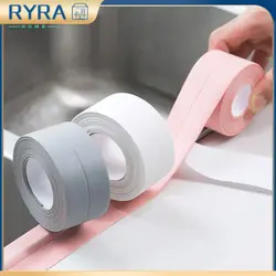 3.2 Meters Bathroom Shower Sink Bath Sealing Strip Tape PVC Self Adhesive Waterproof Wall Sticker For Bathroom Kitchen Gadget