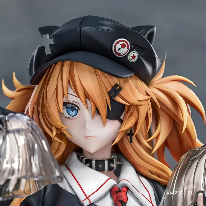 

33cm New 1/6 Asuka Moegazou Rock Band Gk Figure Material Anime Peripherals Desktop Ornament Anime Collection Gift