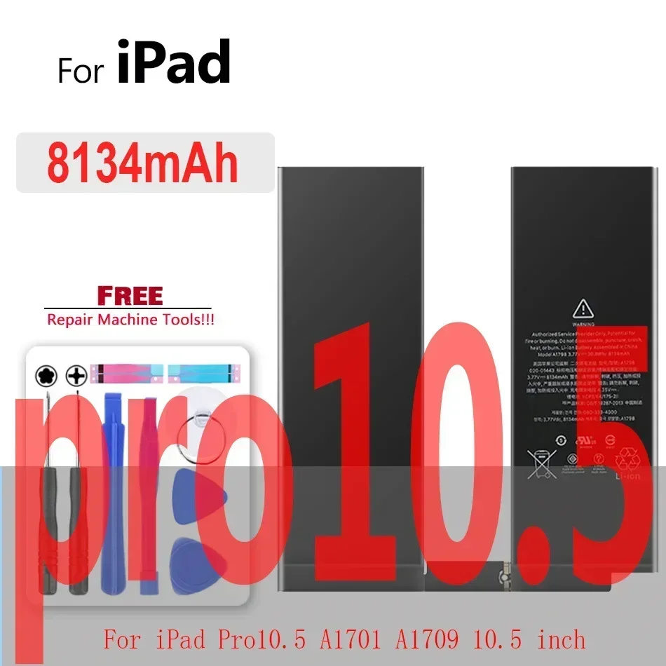 Tablet Battery For iPad 5 Air 1 A1474 A1475 A1893 For iPad 6 Air 2 A1566 A1567 Mini 1 2 3 4 5 Pro 9.7 10.5 12.9 2nd 3rd Battery