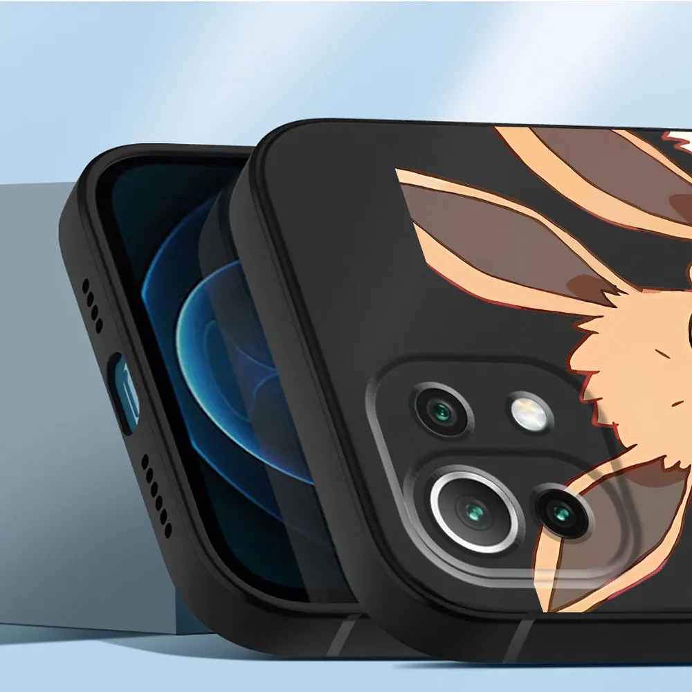 Cover Anime Pokemon Phone Case for Xiaomi Redmi 9A 12C 12 K40 Pro K50 Gaming 10 9 A2 A1 Plus 10A 10C 9C K40s K60 Black Soft Bag image 6