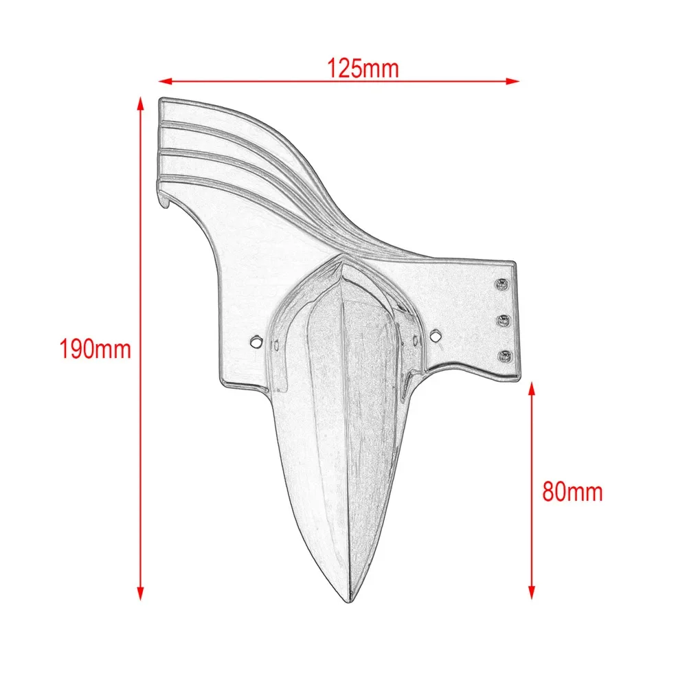Motocyklowa chromowana dolna osłona przedniej ramy z tworzywa sztucznego do Harley Touring Road King Tour Street Glide Electra Glide 91-23 Trike 09-23 — zdjęcie 7