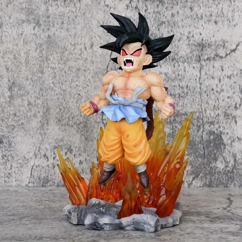 ฟิกเกอร์ดราก้อนบอล18.5ซม. ฟิกเกอร์ตัวการ์ตูน goku ตัวการ์ตูนซูเปอร์เซียน4หุ่นหุ่นตุ๊กตาพีวีซีของเล่นตกแต่ง