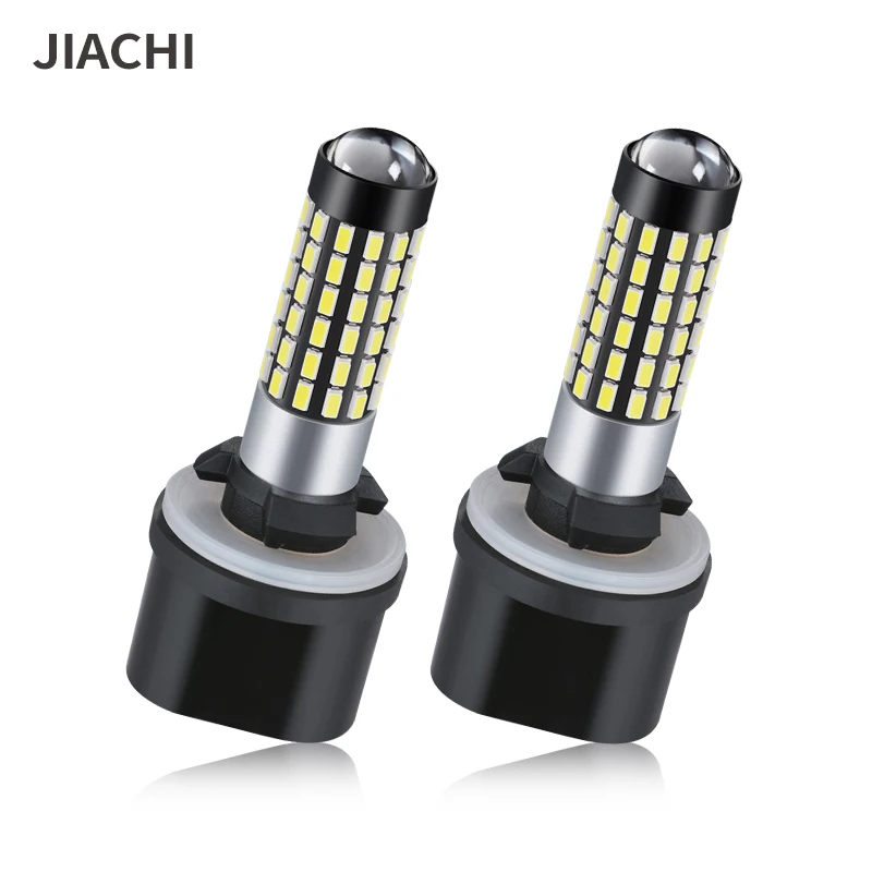 JIACHI Wholesale 50PCS H27 881 880 Led Fog Lamps For Toyota 3014Chip 78SMD DRL Car Automotive Daytime Running Light White 12-24V