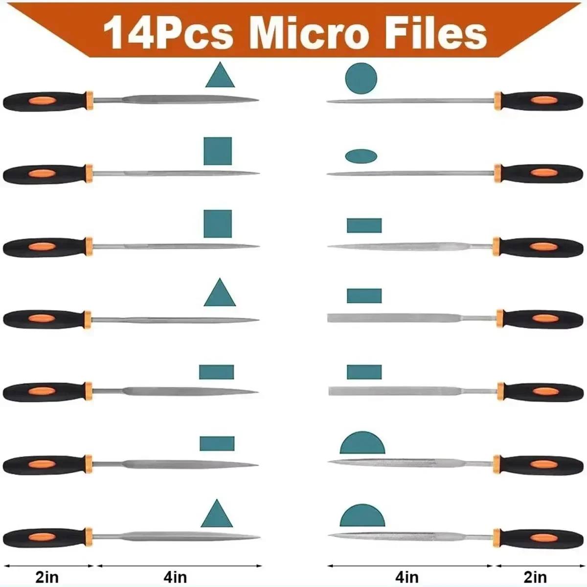 19pcs Metal File Tool Bag Drop Forged Alloy Steel File Set Precision Wood Handle Rasp File Tools for Metalwork Hand Files