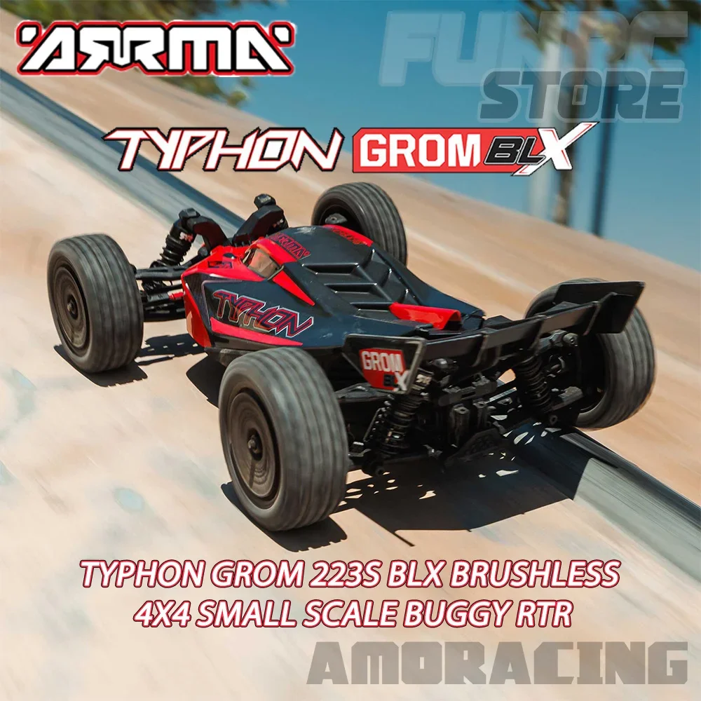 

ARRMA TYPHON GROM 223S BLX BRUSHLESS ARA2306S ARA2306 SMALL SCALE RC Electric Remote Control Model Car Buggy Children's Toys
