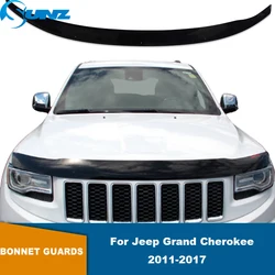 Bonnet Guard For Jeep Grand Cherokee 2011 2012 2013 2014 2015 2016 2017 Car Bug Shield Bonnet Protector Scoops Hoods Guards