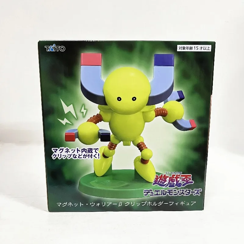 

Распродажа! Оригинальный TAITO Yu-Gi-Oh! Аниме-фигурка Dark Si of Dimensions Beta: Воин-магнит, коллекционная кукла из ПВХ, серия Mol