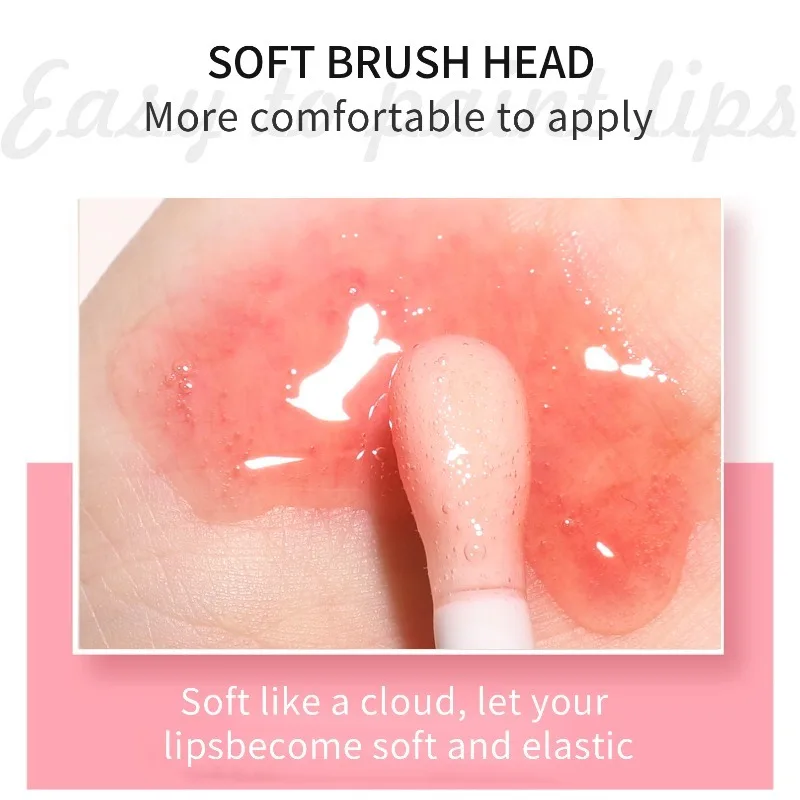 Temperaturempfindliches, farbwechselndes Lippenöl wie Glanz für saftige, nährende, feuchtigkeitsspendende, aufpolsternde, glänzende Lipgloss-Verstärker, 1 Stück