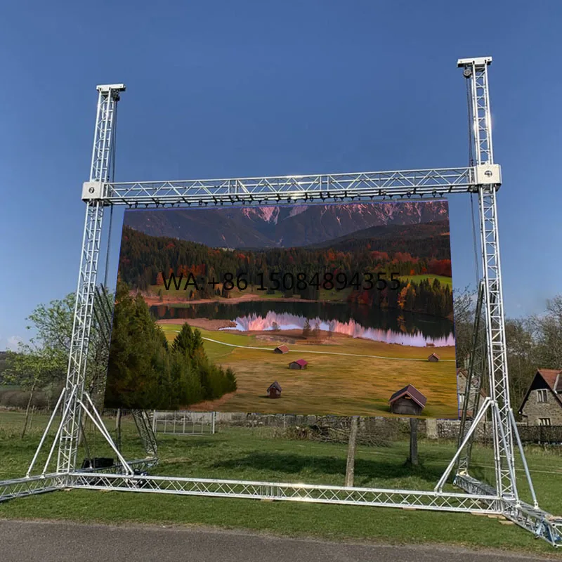 

High Quality P3.91 Full Color LED Screen 4K Panel Video Wall for Advertising High Visibility Outdoor 500*1000 3.91 P3
