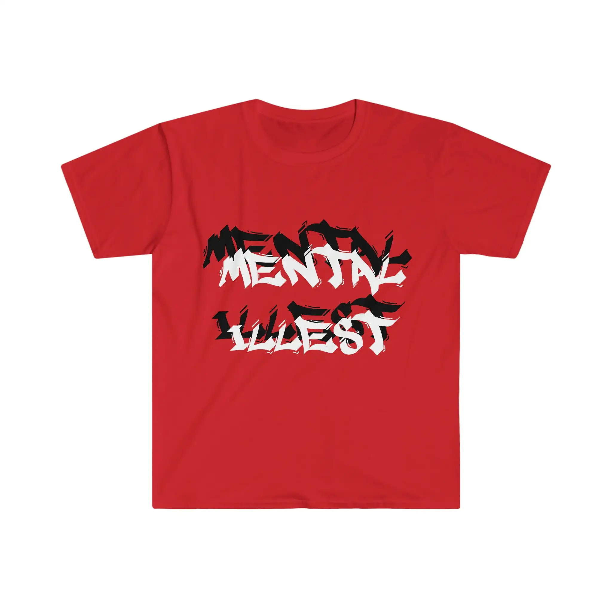 

Футболка в мягком стиле Mental Illest