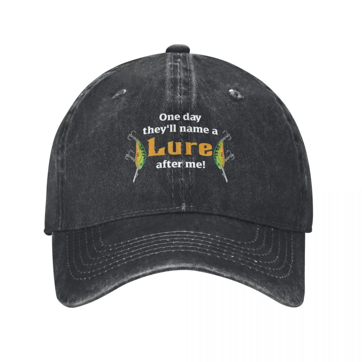 One Day They'll Name A Lure After Me Fishing Baseball Cap Dropshipping Hat Man For The Sun Sports Cap Women's 2024 Men's