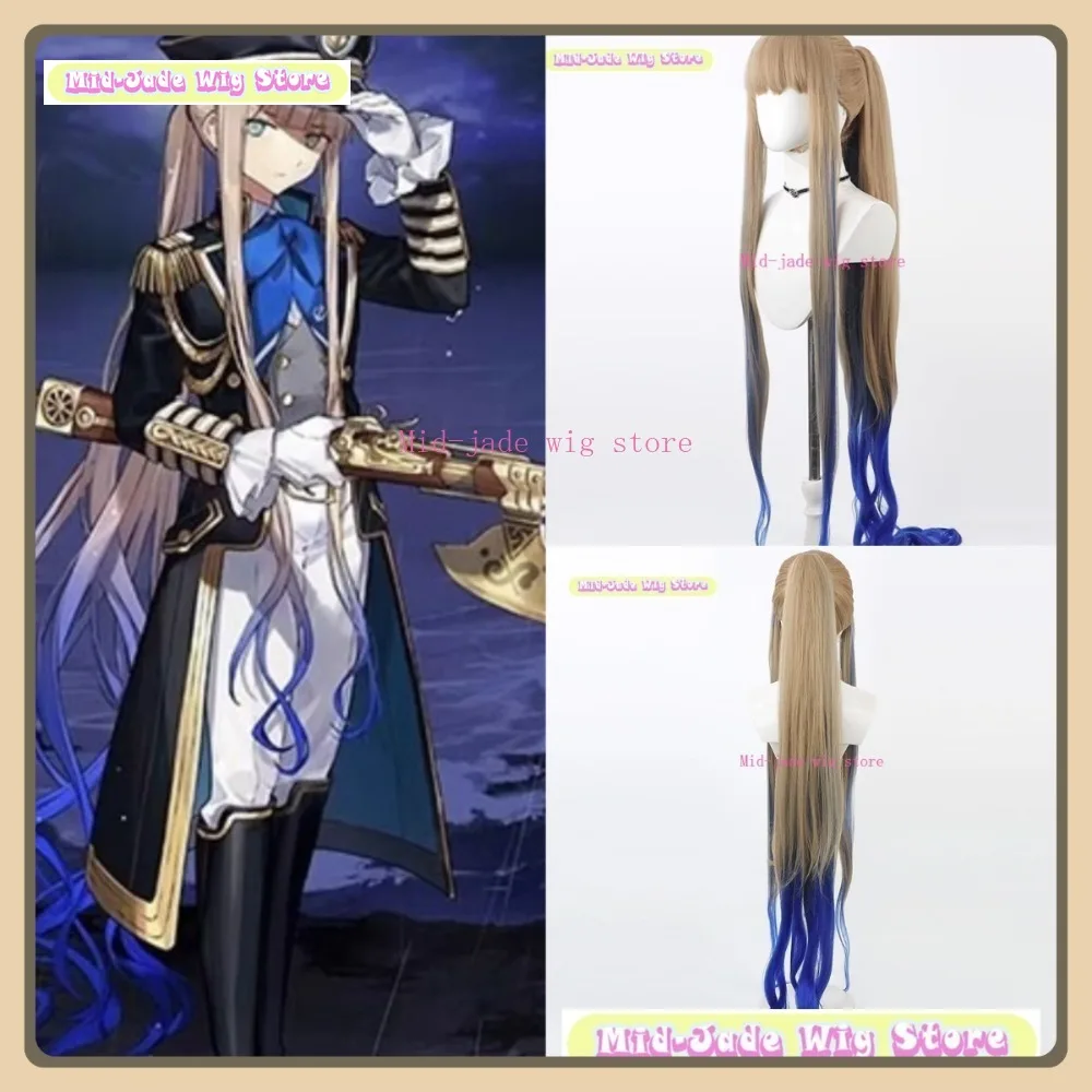 

Mid-jade Wig Store FGO Arcade Nemo Cosplay Wig Anime Game Role Playing Synthetic Hair Halloween Party