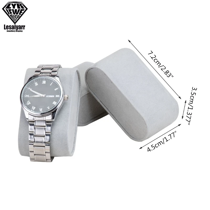 Wholesale Velvet Watch Bracelet Pillow Jewelry Displays Props for Home Shops Countertops and Showcases Display Holder