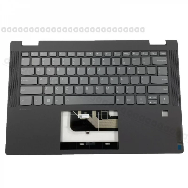 Nuevo teclado con reposamanos AS+ANew 5CB0Y85490 para Lenovo IdeaPad Flex 5-14IIL05 5-14ARE 5-14ITL05, diseño estadounidense