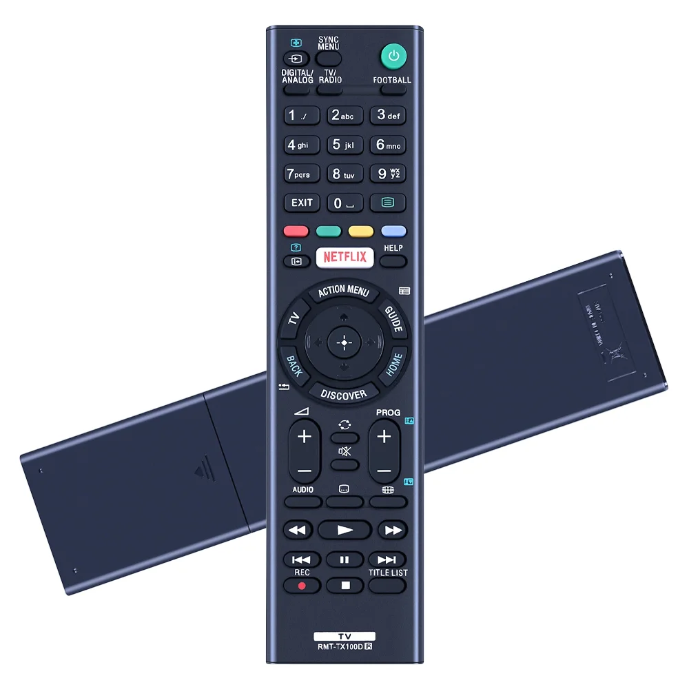 Zapasowy pilot RMT-TX100D, kompatybilny z telewizorami SONY, modele: KD-65X8507C, KD-65X8508C, KD-65X8509C, KD-65X9305C. — zdjęcie produktu 5