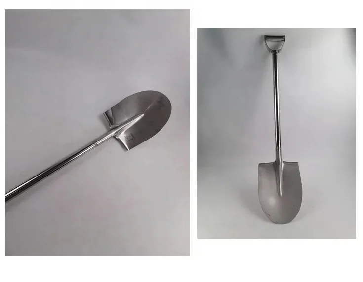 Pala a punta in acciaio inossidabile 304, antimagnetica e antiruggine, anticorrosione, uso domestico e agricolo