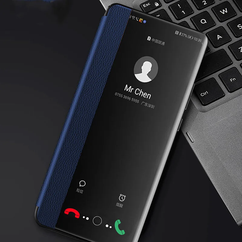 

For Oneplus 10 Pro Case Luxury Window View PU Leather Phone Cover For One Plus 10 Pro Flip Case Oneplus10 Pro Protective Cases