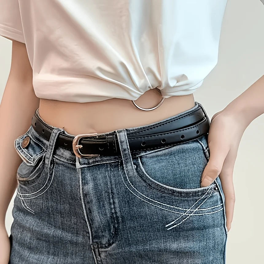 4 Stück Metall-T-Shirt-Saumklammern, unsichtbare, nähtfreie Befestigungsringe, multifunktionale Schal- und Taillenverschlüsse zum Kürzen – Detail 5
