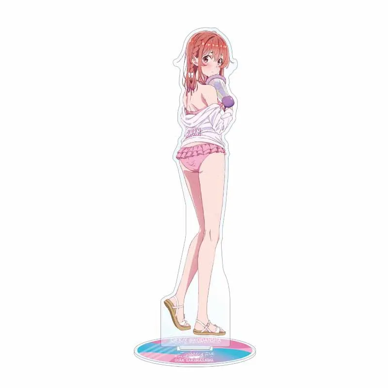 15CM Anime Rent A Girlfriend  Figures Sexy Chizuru Sakurasawa Sumi Action Model Acrylic Stand Model Ornament Fans Christmas Gift