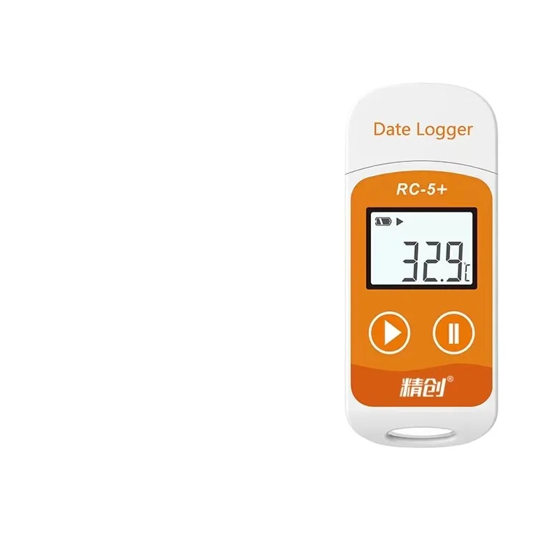 Elitech RC-5+ USB Data Logger Recorder PDF Reusable Temperature Data Logger Upgrade for Refrigeration Cold Chain Transport Labs