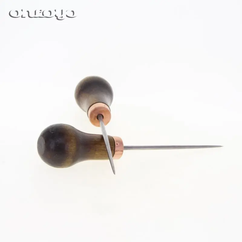 Awls One Thousand Wooden Handle Awl Through Single Gourd Manual Accounting Office Appliances Stitch Bookbinding Tools