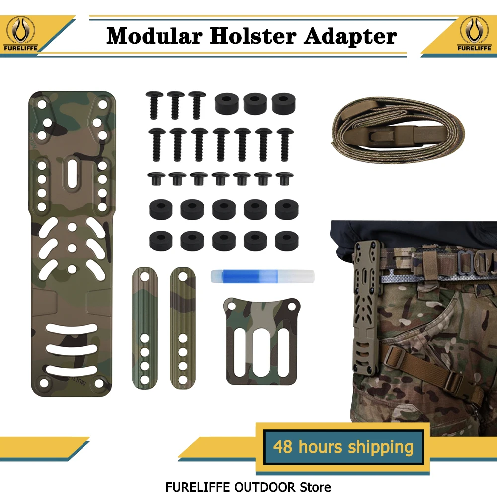 plaque-d'adaptateur-de-etui-tactique-en-alliage-d'aluminium-adaptateur-de-pistolet-modulaire-en-metal-pour-chasse-airsoft-tir-paintball-tirage-a-traction-rapide