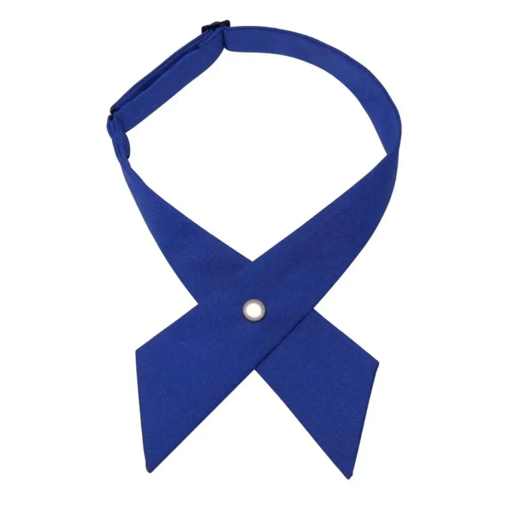 New Removable Cross Bowtie JK Uniform Decor Apparel Accessories Cross Bow Ties Polyester Neck Collar